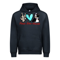 Navy Peace Love Aussie Urban Hoodie - Jasminsmagicworld