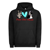 Pigment Black Peace Love Aussie Urban Hoodie - Jasminsmagicworld