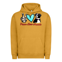 Pigment Peanut Butter Peace Love Aussie Urban Hoodie - Jasminsmagicworld