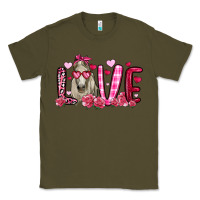Army Green valentines day love horse Classic Tee - OliviaCreatesArt