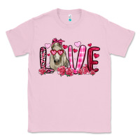 Bubblegum Pink valentines day love horse Classic Tee - OliviaCreatesArt