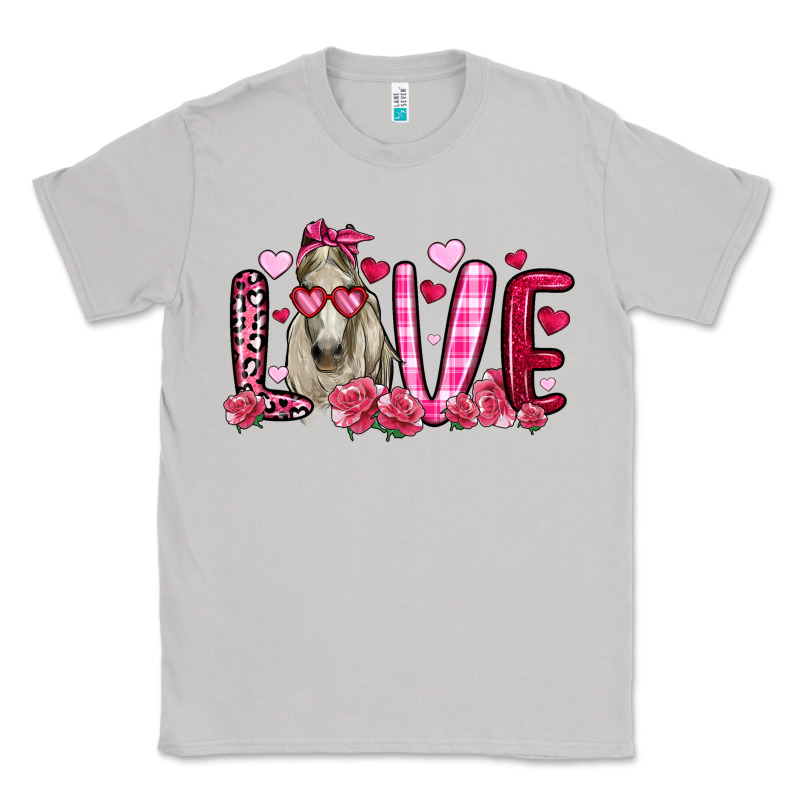 Valentines Day Love Horse Classic Tee by OliviaCreatesArt | Teevron