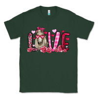 Sports Green valentines day love horse Classic Tee - OliviaCreatesArt