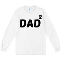 White dad squared Long Sleeve Tee - artisFamous