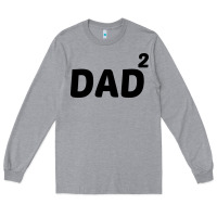 Heather Grey dad squared Long Sleeve Tee - artisFamous