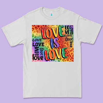 Pride Love Is Love Premium Tee Designed By Fadigitalartstudio