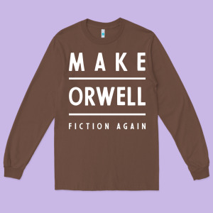 Basic Orwell 1984 - Anti Trump Gift Political Long Sleeve Tee Designed By Artisfamous