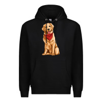 Black golden retriever Premium Hoodie - Artiststas