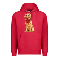 Cardinal golden retriever Premium Hoodie - Artiststas