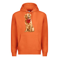 Carrot golden retriever Premium Hoodie - Artiststas
