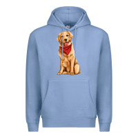 Colony Blue golden retriever Premium Hoodie - Artiststas