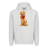 Dove Grey golden retriever Premium Hoodie - Artiststas