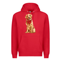 Red golden retriever Premium Hoodie - Artiststas