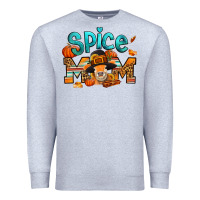 Heather Grey thanksgiving spice mom pilgrim cow Premium Sweatshirt - Jasminsmagicworld