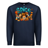 Navy thanksgiving spice mom pilgrim cow Premium Sweatshirt - Jasminsmagicworld