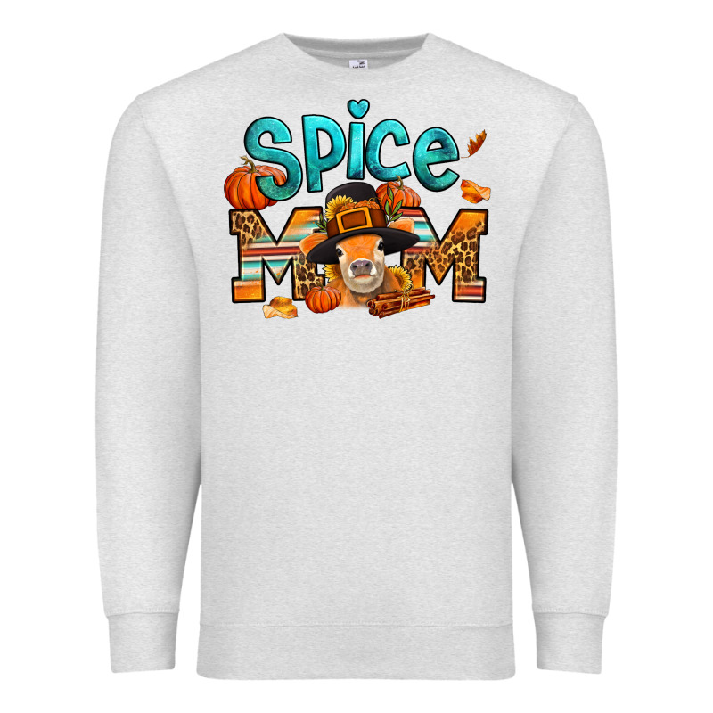 Thanksgiving Spice Mom Pilgrim Cow Premium Sweatshirt by Jasminsmagicworld | Teevron