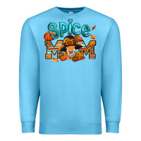 Ocean Blue thanksgiving spice mom pilgrim cow Premium Sweatshirt - Jasminsmagicworld