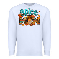 White thanksgiving spice mom pilgrim cow Premium Sweatshirt - Jasminsmagicworld