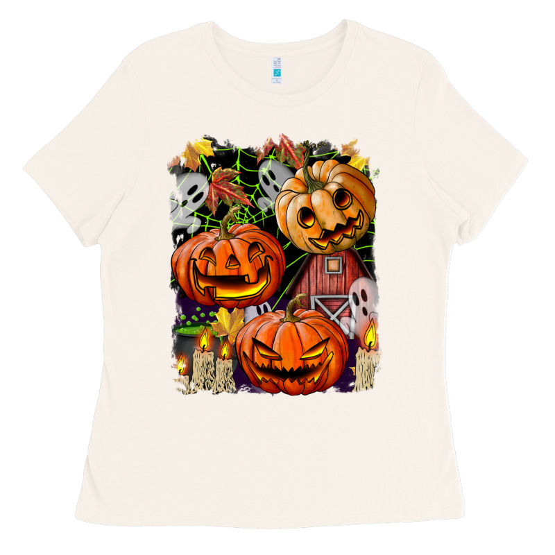Halloween Pumpkins Ladies Tee by BundleAndBundleShop | Teevron