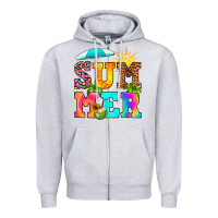 Heather Grey summer Zipper Hoodie - RanaPortraitStore