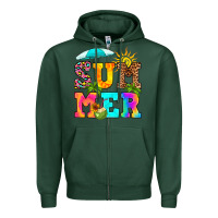 Sports Green summer Zipper Hoodie - RanaPortraitStore