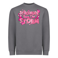 Storm stronger than the storm breast cancer Heavyweight Sweatshirt - RanaPortraitStore
