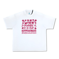 White the magic is in our diference Urban Heavy Tee - CowhideDigitalArt