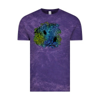 Cloud Purple halloween patch  3 Vintage Tee - BundleAndBundleShop