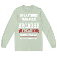 Matcha Operations Manager - Cool Gift Job Long Sleeve Tee - artisFamous