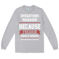 Moon Dust Operations Manager - Cool Gift Job Long Sleeve Tee - artisFamous