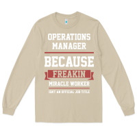 Mushroom Operations Manager - Cool Gift Job Long Sleeve Tee - artisFamous