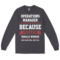 Smoke Operations Manager - Cool Gift Job Long Sleeve Tee - artisFamous