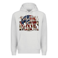 Dove Grey baseball mom Premium Hoodie - Jasminsmagicworld