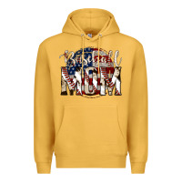 Mustard baseball mom Premium Hoodie - Jasminsmagicworld