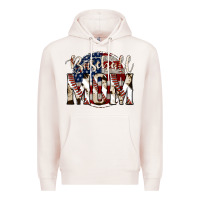 Pale Pink baseball mom Premium Hoodie - Jasminsmagicworld