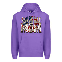 Purple baseball mom Premium Hoodie - Jasminsmagicworld