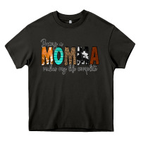 Asphalt Being a Momma Makes My Life Complete Heavy Core Tee - CowCowDesign