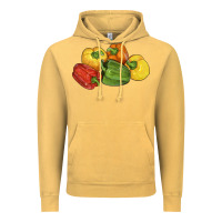 Vintage Mustard Peppers Vintage Hoodie - LillyAllenDesigns
