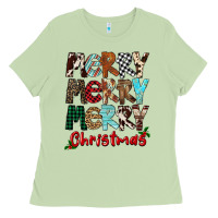 Matcha Merry Christmas Ladies Tee - FaDigitalArtStudio