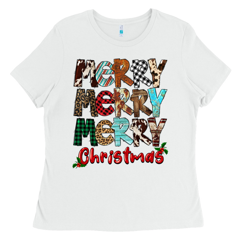 Merry Christmas Ladies Tee by FaDigitalArtStudio | Teevron