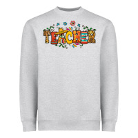 Heather Grey spanish teacher Heavyweight Sweatshirt - RanaPortraitStore
