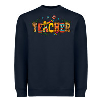 Navy spanish teacher Heavyweight Sweatshirt - RanaPortraitStore