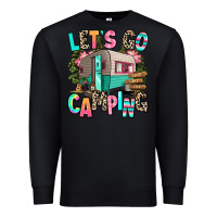Black let's go camping Premium Sweatshirt - RanaPortraitStore
