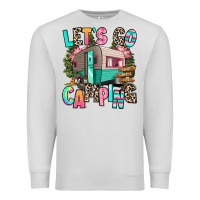 Dove Grey let's go camping Premium Sweatshirt - RanaPortraitStore