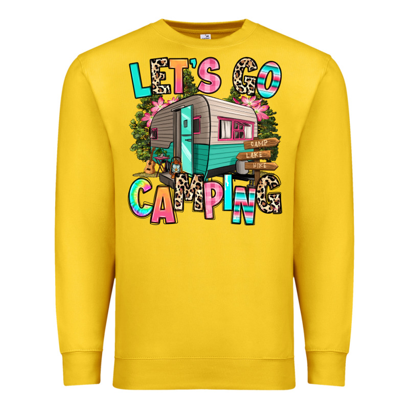 Let's Go Camping Premium Sweatshirt by RanaPortraitStore | Teevron