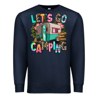 Navy let's go camping Premium Sweatshirt - RanaPortraitStore