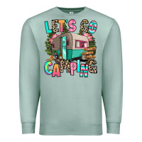 Seafoam let's go camping Premium Sweatshirt - RanaPortraitStore