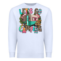 White let's go camping Premium Sweatshirt - RanaPortraitStore