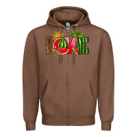 Chestnut love watermelon Zipper Hoodie - RanaPortraitStore