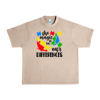 French Oak the magic is in our differences Urban Heavy Tee - CowhideDigitalArt